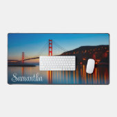 ゴールデンゲートブリッジサンフランシスコ，カリフォルニア デスクマット (キーボード&マウス)