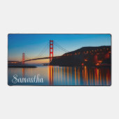 ゴールデンゲートブリッジサンフランシスコ，カリフォルニア デスクマット (正面)