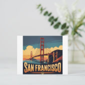 ゴールデンゲートブリッジサンフランシスコ シーズンポストカード (スタンド正面)