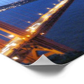 ゴールデンゲートブリッジサンフランシスコ ポスター (角)