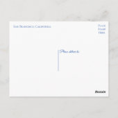 ゴールデンゲートブリッジサンフランシスコUSA ポストカード (裏面)