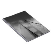 ゴールデンゲートブリッジタワー霧に包まれた ノートブック (右側)