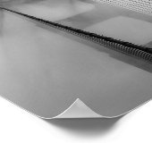 ゴールデンゲートブリッジタワー霧に包まれた ポスター (角)