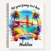 ゴールデンゲートブリッジバイザサンセットビーチ ノートブック (正面)