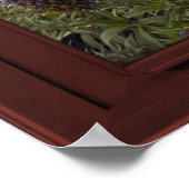 ゴールデンゲートブリッジフェイクさくらんぼウッドウィンドウ ポスター (角)