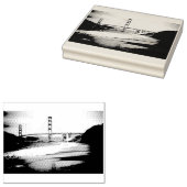 ゴールデンゲートブリッジフォトラバーアートスタンプ ラバースタンプ (押印)