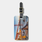 ゴールデンゲートブリッジフォートポイント ラゲッジタグ (正面縦)