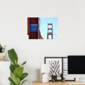 ゴールデンゲートブリッジ危機相談ポスター ポスター (ホームオフィス)