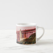 ゴールデンゲートブリッジ装飾用クッション エスプレッソカップ (右)