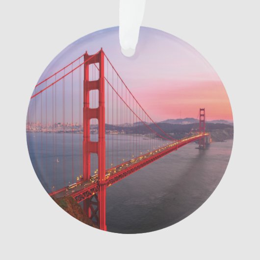 ゴールデンゲートブリッジ装飾用クッション オーナメント (正面)