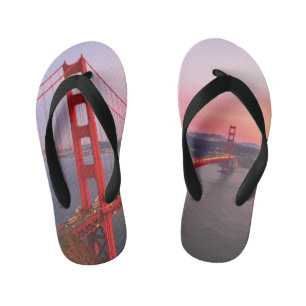 ゴールデンゲートブリッジ装飾用クッション キッズビーチサンダル