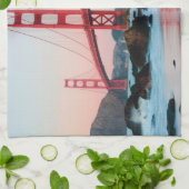 ゴールデンゲートブリッジ装飾用クッション キッチンタオル (折り畳み)