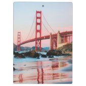 ゴールデンゲートブリッジ装飾用クッション クリップボード (裏面)