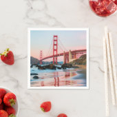 ゴールデンゲートブリッジ装飾用クッション スタンダードカクテルナプキン (インサイチュ)