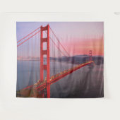 ゴールデンゲートブリッジ装飾用クッション タペストリー (正面(横))