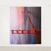 ゴールデンゲートブリッジ装飾用クッション タペストリー (正面)