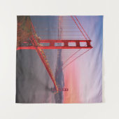 ゴールデンゲートブリッジ装飾用クッション タペストリー (正面(横))