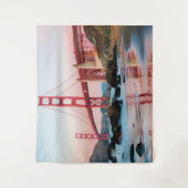 ゴールデンゲートブリッジ装飾用クッション タペストリー (正面)