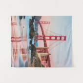 ゴールデンゲートブリッジ装飾用クッション タペストリー (正面(横))