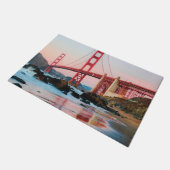 ゴールデンゲートブリッジ装飾用クッション ドアマット (アングル)