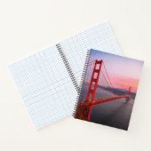 ゴールデンゲートブリッジ装飾用クッション ノートブック (内部)