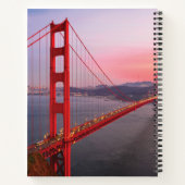 ゴールデンゲートブリッジ装飾用クッション ノートブック (裏面)
