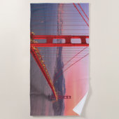 ゴールデンゲートブリッジ装飾用クッション ビーチタオル (正面)