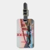 ゴールデンゲートブリッジ装飾用クッション ラゲッジタグ (正面縦)