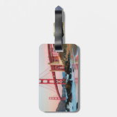 ゴールデンゲートブリッジ装飾用クッション ラゲッジタグ (裏面縦)