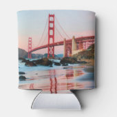 ゴールデンゲートブリッジ装飾用クッション 缶クーラー (裏面)