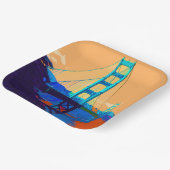 ゴールデンゲートブリッジ002 ペーパープレート (傾斜あり)