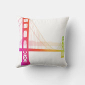 ゴールデンゲートブリッジ|の虹のスタイル クッション (裏面)