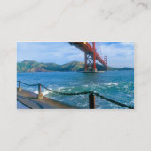 ゴールデンゲートブリッジ&サンフランシスコベイ 名刺 (裏面)
