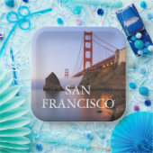 ゴールデンゲートブリッジ |サンフランシスコ・カリフォルニア ペーパープレート (パーティー)