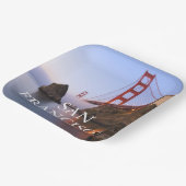 ゴールデンゲートブリッジ |サンフランシスコ・カリフォルニア ペーパープレート (傾斜あり)