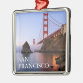 ゴールデンゲートブリッジ |サンフランシスコ・カリフォルニア メタルオーナメント (左)