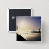 ゴールデンゲートブリッジ，サンフランシスコ，カリフォルニア， 4 缶バッジ (正面&裏面)