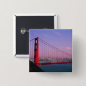 ゴールデンゲートブリッジ,サンフランシスコ,カリフォルニア, 7 缶バッジ (正面&裏面)