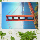 ゴールデンゲートブリッジ – サンフランシスコ キッチンタオル (折り畳み)