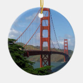 ゴールデンゲートブリッジ、サンフランシスコ セラミックオーナメント (正面)