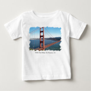ゴールデンゲートブリッジ、サンフランシスコ ベビーTシャツ