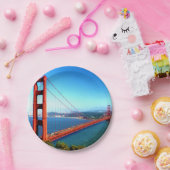 ゴールデンゲートブリッジ-サンフランシスコ ペーパープレート