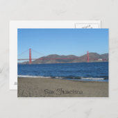 ゴールデンゲートブリッジ – サンフランシスコ ポストカード (正面/裏面)