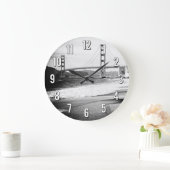 ゴールデンゲートブリッジ、サンフランシスコ ラージ壁時計 (ホーム)