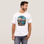 ゴールデンゲートブリッジ サンフランシスコ Tシャツ (正面フル)