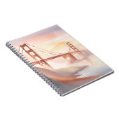 ゴールデンゲートブリッジ | サンライズビューティフルウォーター色 ノートブック (右側)