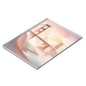 ゴールデンゲートブリッジ | サンライズビューティフルウォーター色 ノートブック (左側)