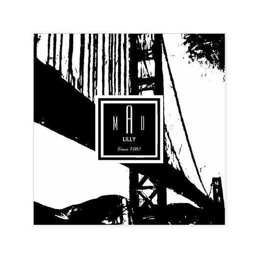 ゴールデンゲートブリッジ セルフインキングスタンプ (デザイン)