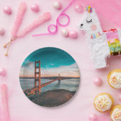 ゴールデンゲートブリッジ ペーパープレート (パーティー)