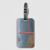 ゴールデンゲートブリッジ ラゲッジタグ (正面縦)
